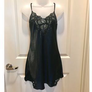 Delicates Brand Braided Strap Chemise w/Sequins